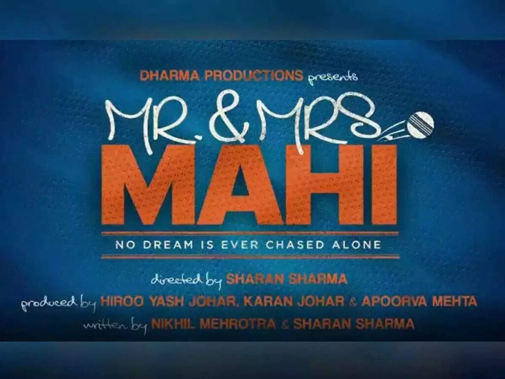 Mr. & Mrs. Mahi Movie Download